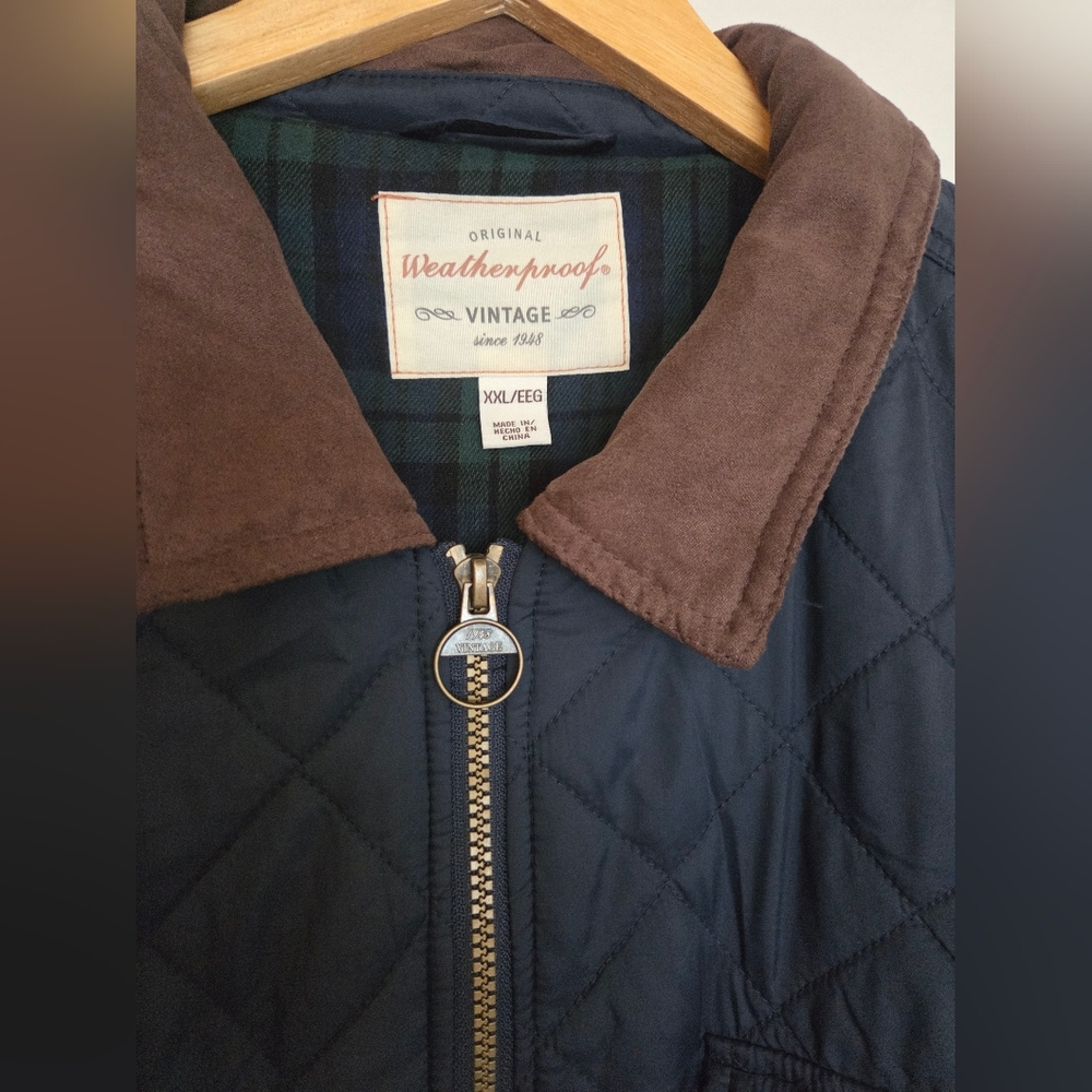 Weatherproof Quilted Jacket with Brown Collar XXL - Picture 2 of 3